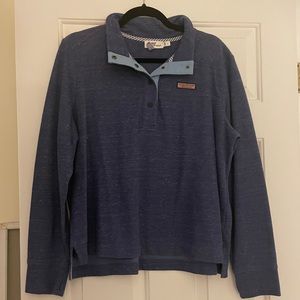 Vineyard Vines pullover sweatshirt with buttons.